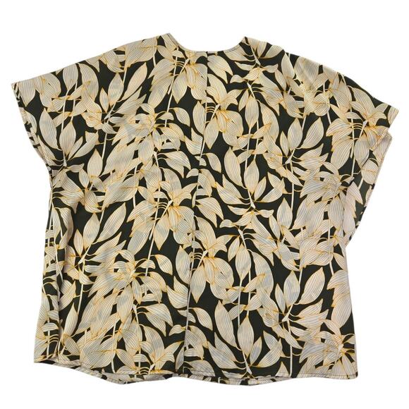 Worthington | Botanical Themed Blouse | Size Large - Picture 5 of 5